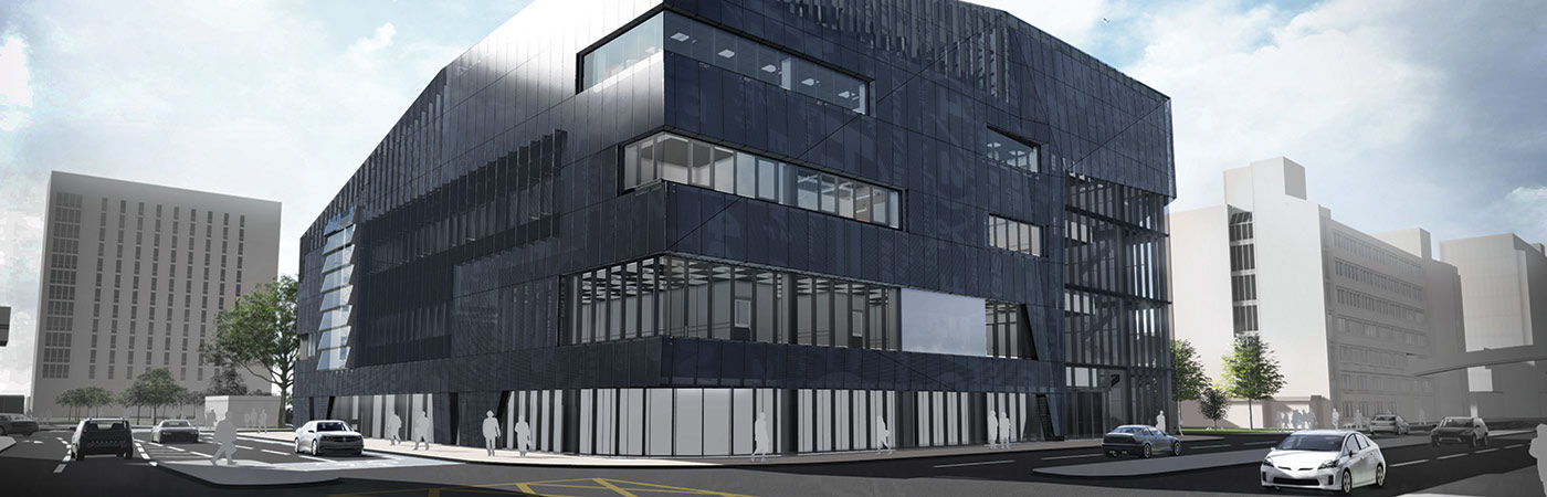 Visualisation of the new Graphene Institute building