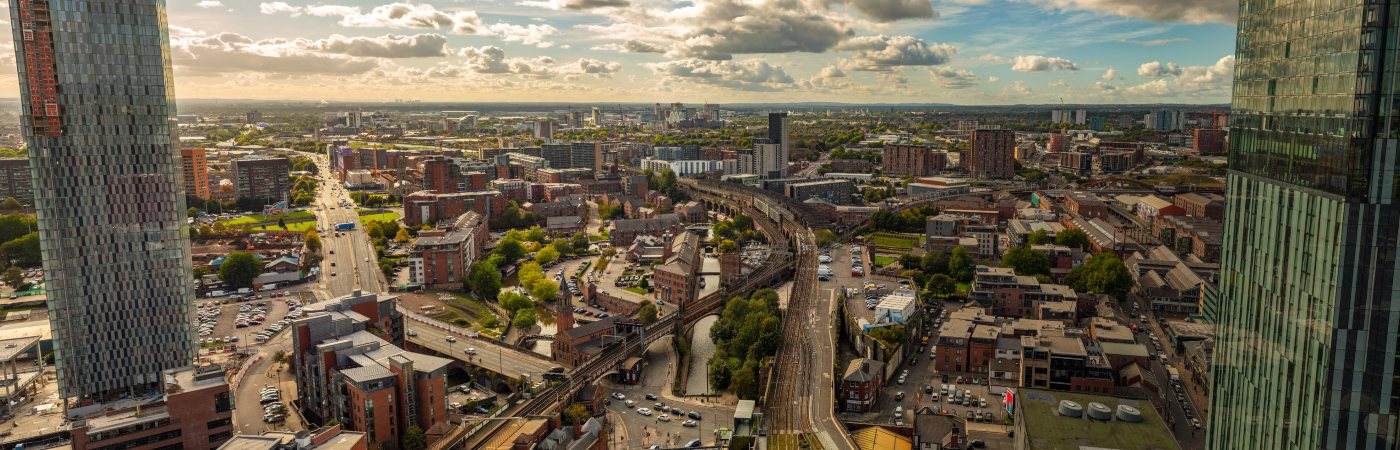 Manchester cityscape.